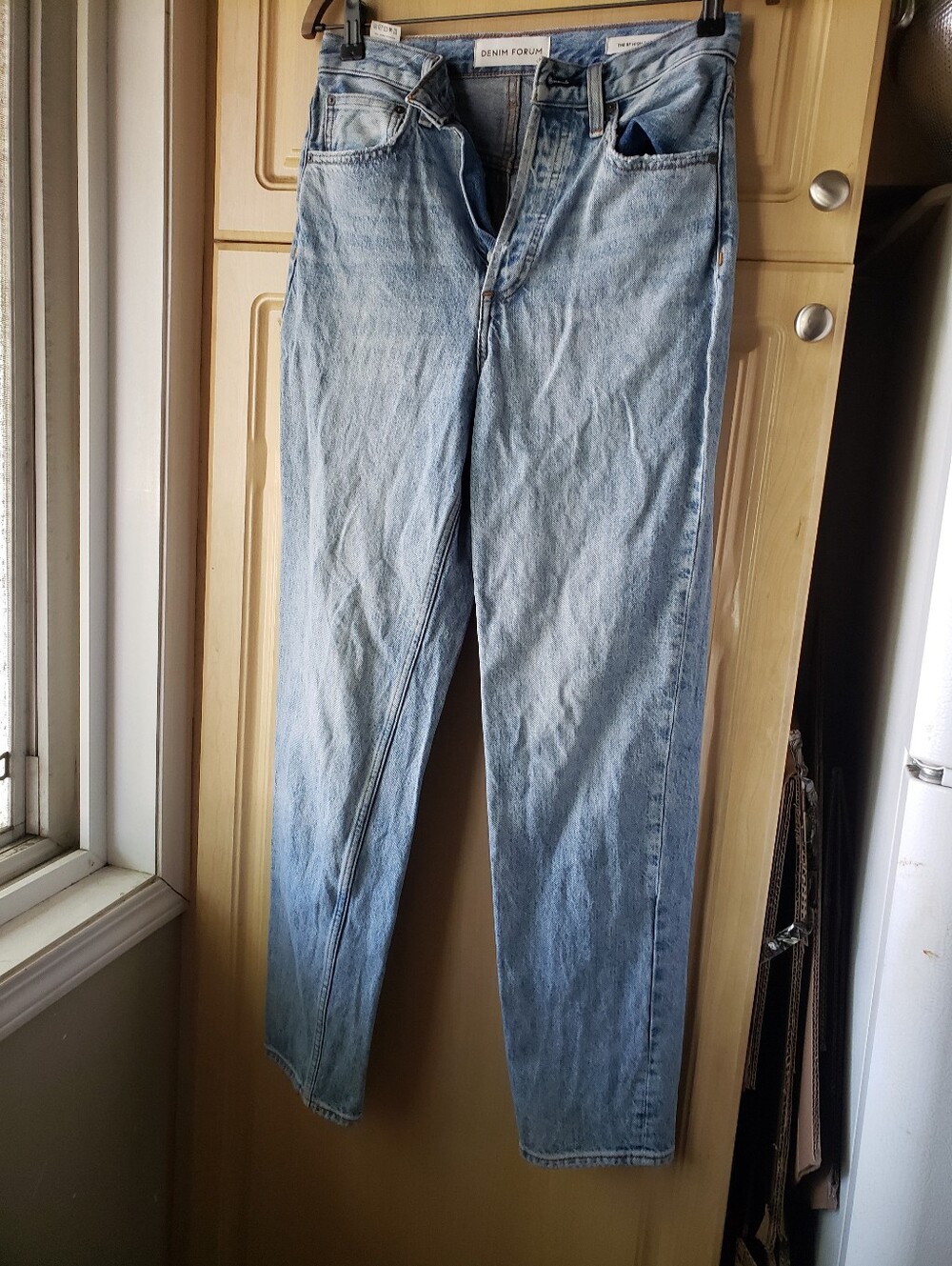 Light Blue Women’s Organic Cotton The BF High Rise Loose 28 L Jeans - Denim